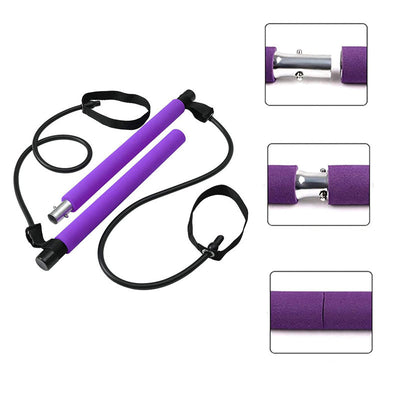 FlexBar Fusion Portable Pilates Gym — Full-Body Resistance Training Bar for Powerful Home Workouts