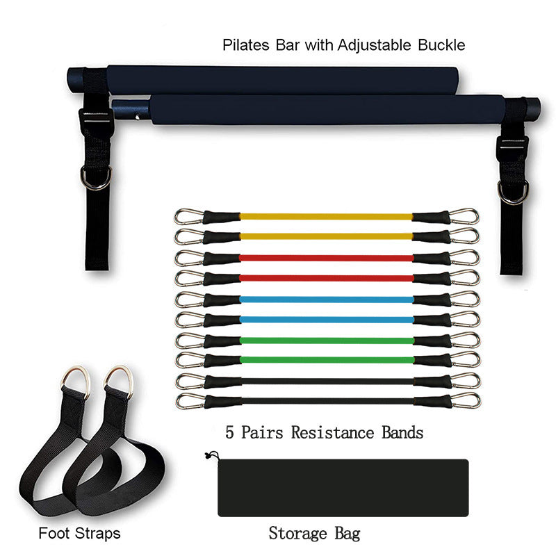 FlexBar Fusion Portable Pilates Gym — Full-Body Resistance Training Bar for Powerful Home Workouts