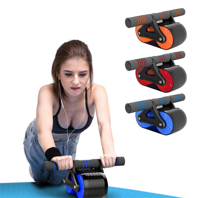 CoreRebound Pro Automatic Ab Roller — Dual-Wheel Power Trainer for Total Core & Waist Sculpting